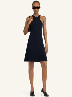 MINI SCUBA RIB KNIT DRESS