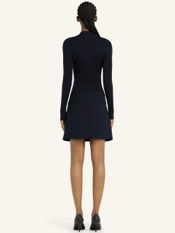 MOCKNECK LIGHT RIB SWEATER