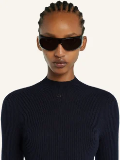 MOCKNECK LIGHT RIB SWEATER