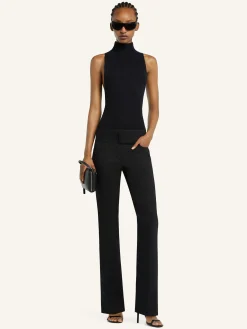 MOCKNECK LIGHT RIB TOP
