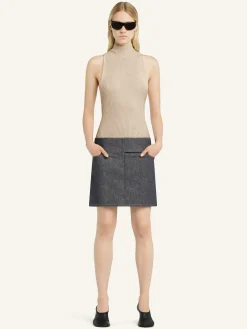 MOCKNECK LIGHT RIB TOP