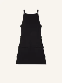 MULTI-BUCKLE MINI DRESS