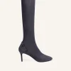 OBLIQUE DENIM BOOTS