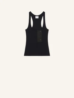 OBLIQUE 90'S RIB TANK TOP