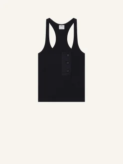 OBLIQUE 90'S RIB TANK TOP
