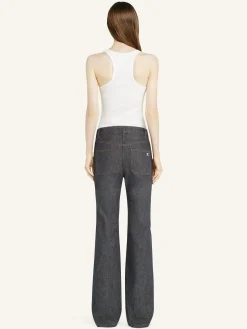 OBLIQUE 90'S RIB TANK TOP