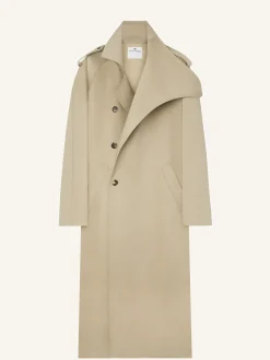 OBLIQUE TRENCH COAT