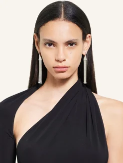 ONE SNAKE CHAIN EARRINGS