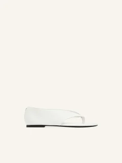 OPENED LEATHER BALLERINAS