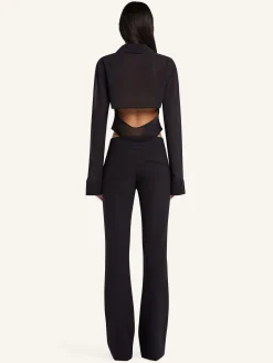 2-POCKET COTTON CROPPED SHIRT