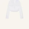 2-POCKET POPLIN CROPPED SHIRT