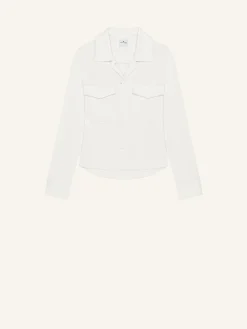 2-POCKET SATIN SHIRT