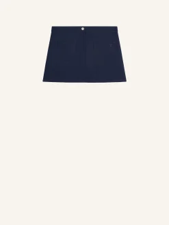 2-POCKET TWILL MINI SKIRT