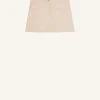 2-POCKET TWILL MINI SKIRT