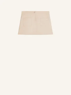 2-POCKET TWILL MINI SKIRT