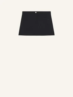 2-POCKET TWILL MINI SKIRT