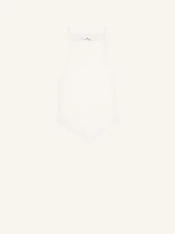 POINTY RIB KNIT TANK TOP