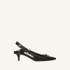 RACER LEATHER SLINGBACKS