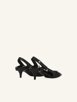 RACER LEATHER SLINGBACKS