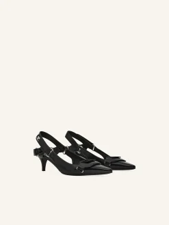 RACER VINYL SLINGBACKS