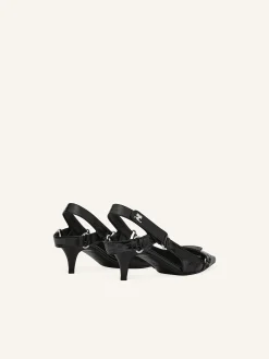 RACER VINYL SLINGBACKS