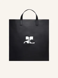 REEDITION LEATHER TOTE BAG