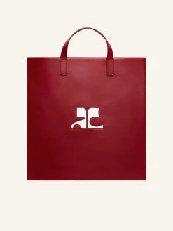 REEDITION LEATHER TOTE BAG