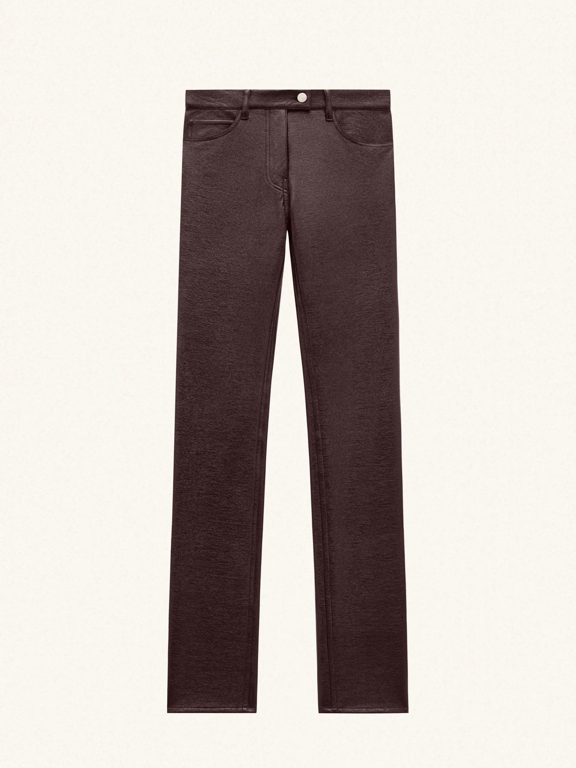 REEDITION 5-POCKET VINYL PANTS