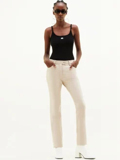 REEDITION 5-POCKET VINYL PANTS