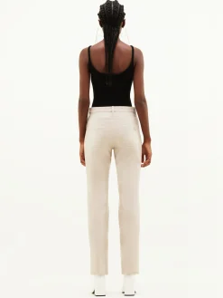 REEDITION 5-POCKET VINYL PANTS