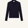 REEDITION RIB KNIT MOCKNECK SWEATER