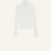 REEDITION RIB KNIT MOCKNECK SWEATER