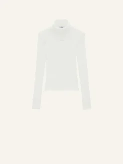 REEDITION RIB KNIT MOCKNECK SWEATER