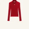 REEDITION RIB KNIT MOCKNECK SWEATER