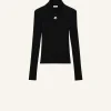 REEDITION RIB KNIT MOCKNECK SWEATER