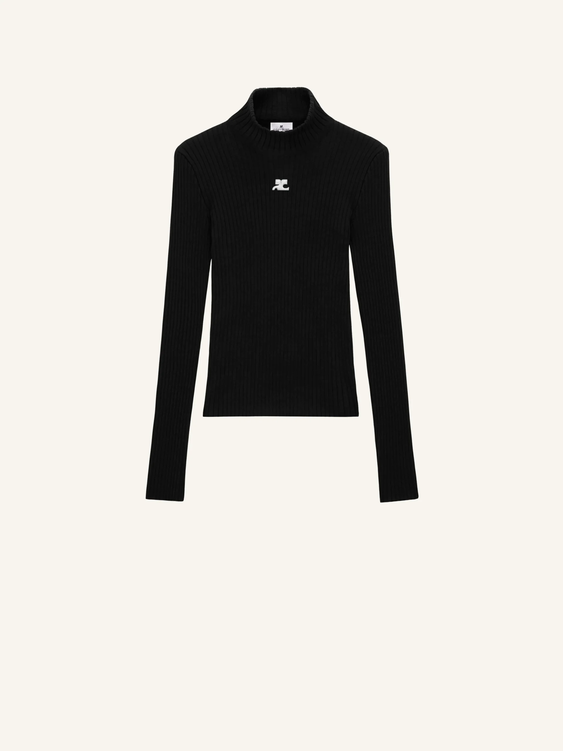 REEDITION RIB KNIT MOCKNECK SWEATER