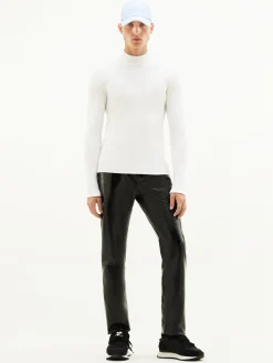 REEDITION RIB KNIT MOCKNECK SWEATER