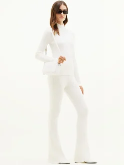 REEDITION RIB KNIT MOCKNECK SWEATER