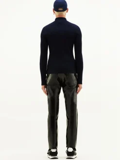 REEDITION RIB KNIT MOCKNECK SWEATER