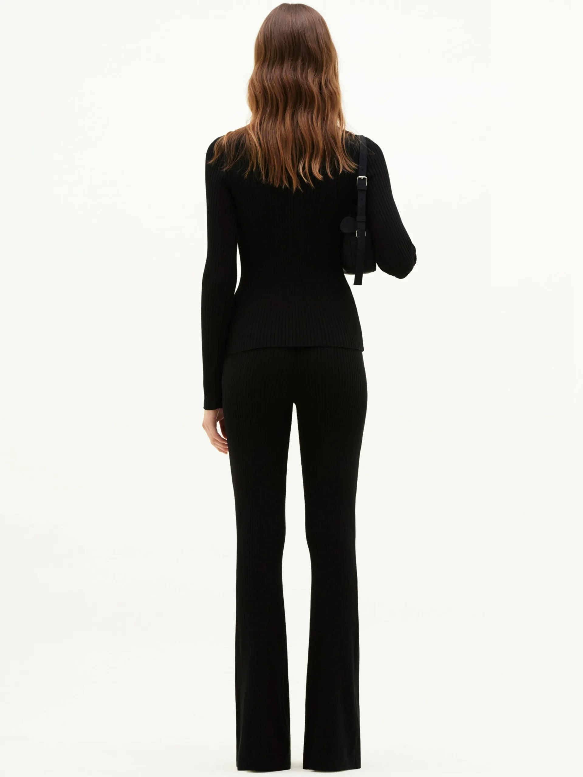 REEDITION RIB KNIT MOCKNECK SWEATER
