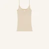 REEDITION RIB KNIT TANK TOP