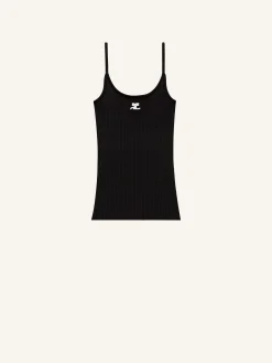 REEDITION RIB KNIT TANK TOP