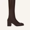 REEDITION STRETCH LEATHER EFFECT BOOTS