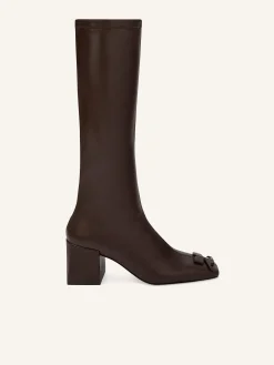 REEDITION STRETCH LEATHER EFFECT BOOTS
