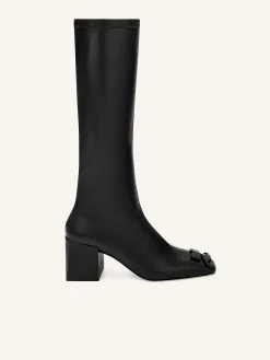 REEDITION STRETCH LEATHER EFFECT BOOTS