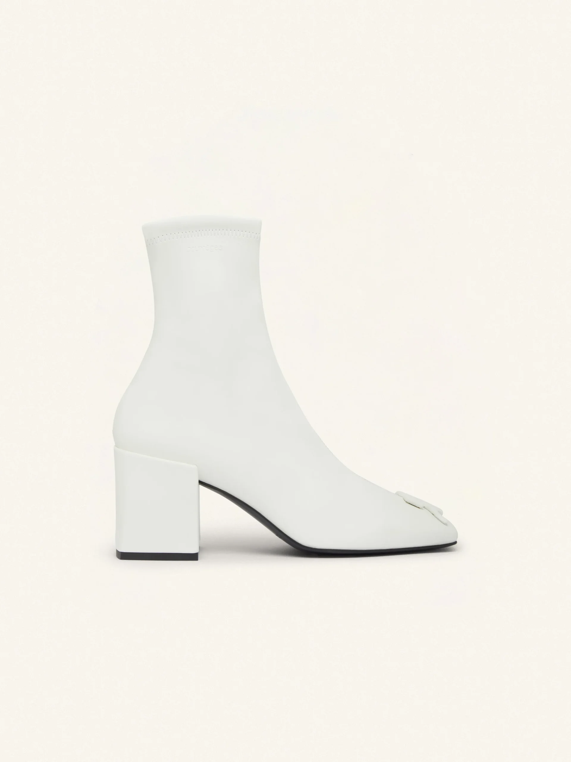 REEDITION STRETCH LEATHER EFFECT ANKLE BOOTS