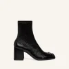 REEDITION VINYL ANKLE BOOTS