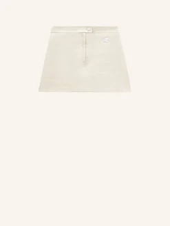 REEDITION VINYL MINI SKIRT