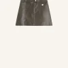 REEDITION VINYL MINI SKIRT