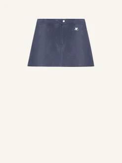 REEDITION VINYL MINI SKIRT